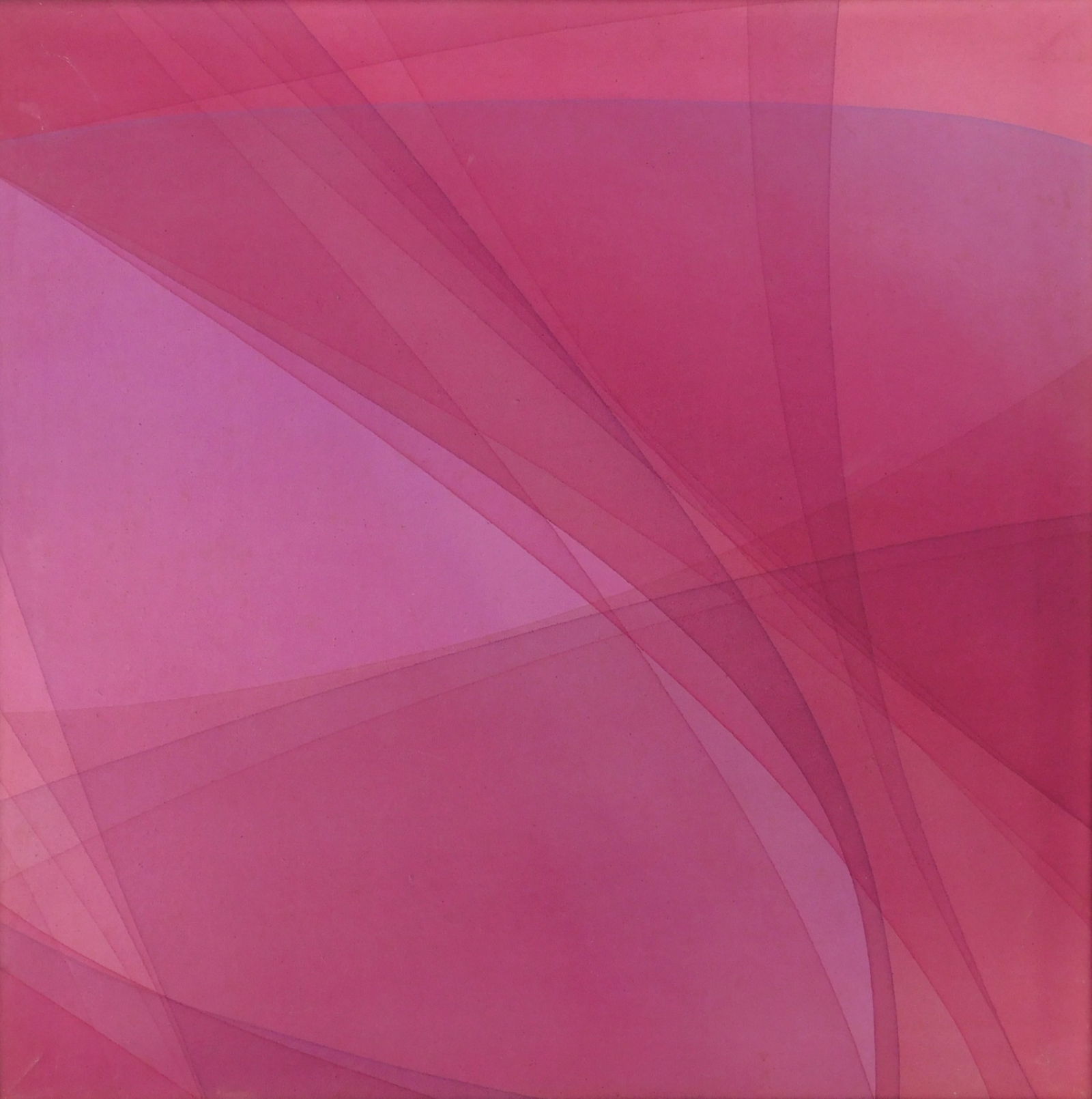 William E. Ward (American, 1922-2004) oil: Raga Duet IV oil on canvas, signed William E. Ward on verso, framed. 28 x 28" Provenance: Private collection- Cleveland, OH Estate of the artist *** PLEASE READ: IM