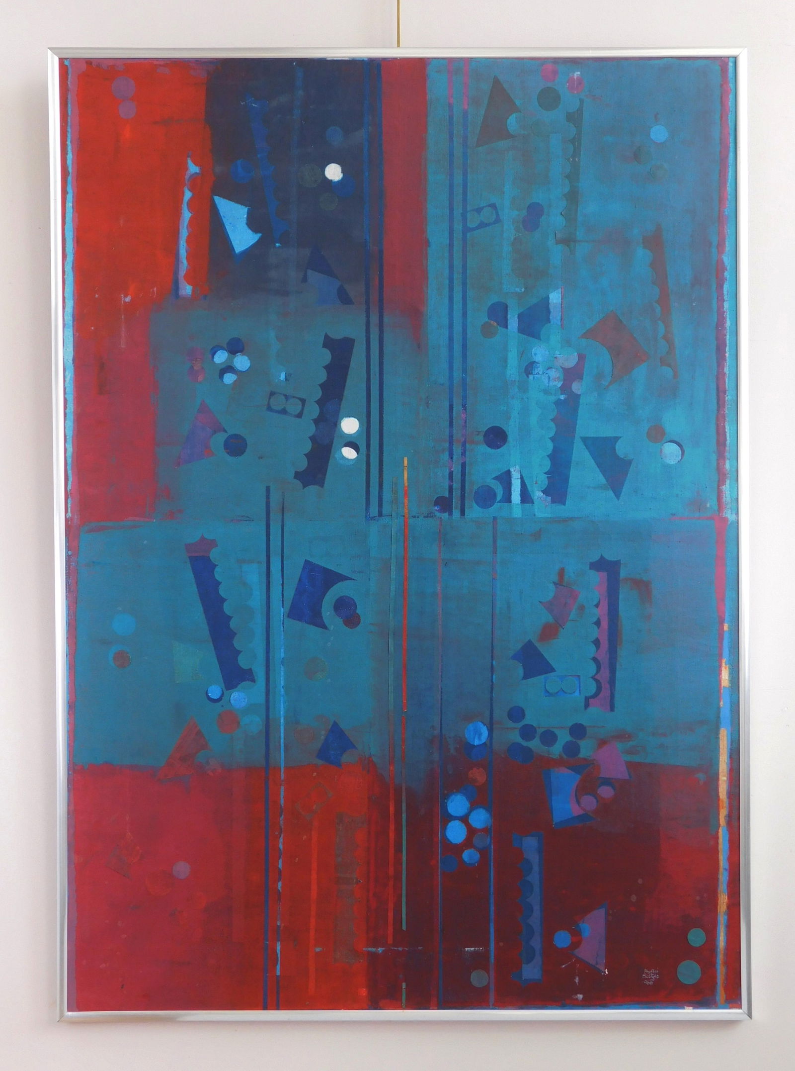 Phyllis Seltzer (American, 1928-2023) oil and collage (1 of 5)