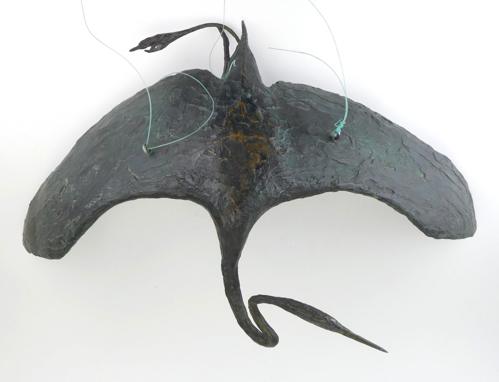 David Wynne (British, 1926-2014) bronze: Soaring Bird bronze sculpture, 1965, 28 1/2" across Provenance: Private collection- Cleveland heights, OH *** PLEASE READ: IMPORTANT NOTE About S&H ***S&H of