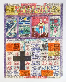 Prophet Royal Robertson (American, 1936-1997) drawing