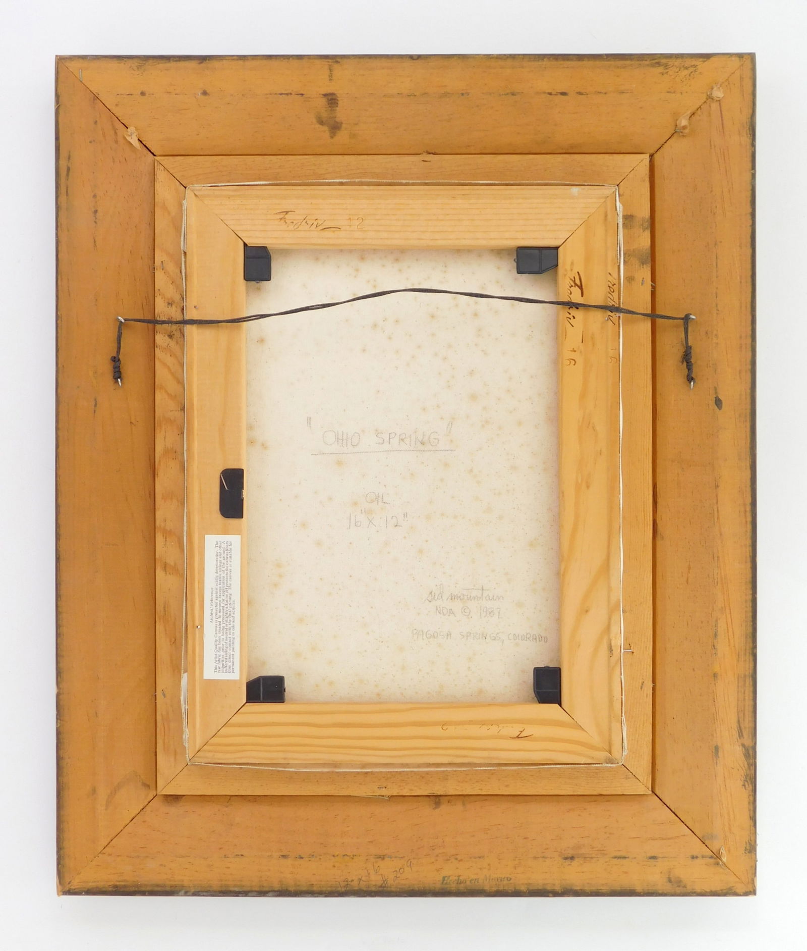 2 Sid Mountain (American, 20th c.) oils - 5