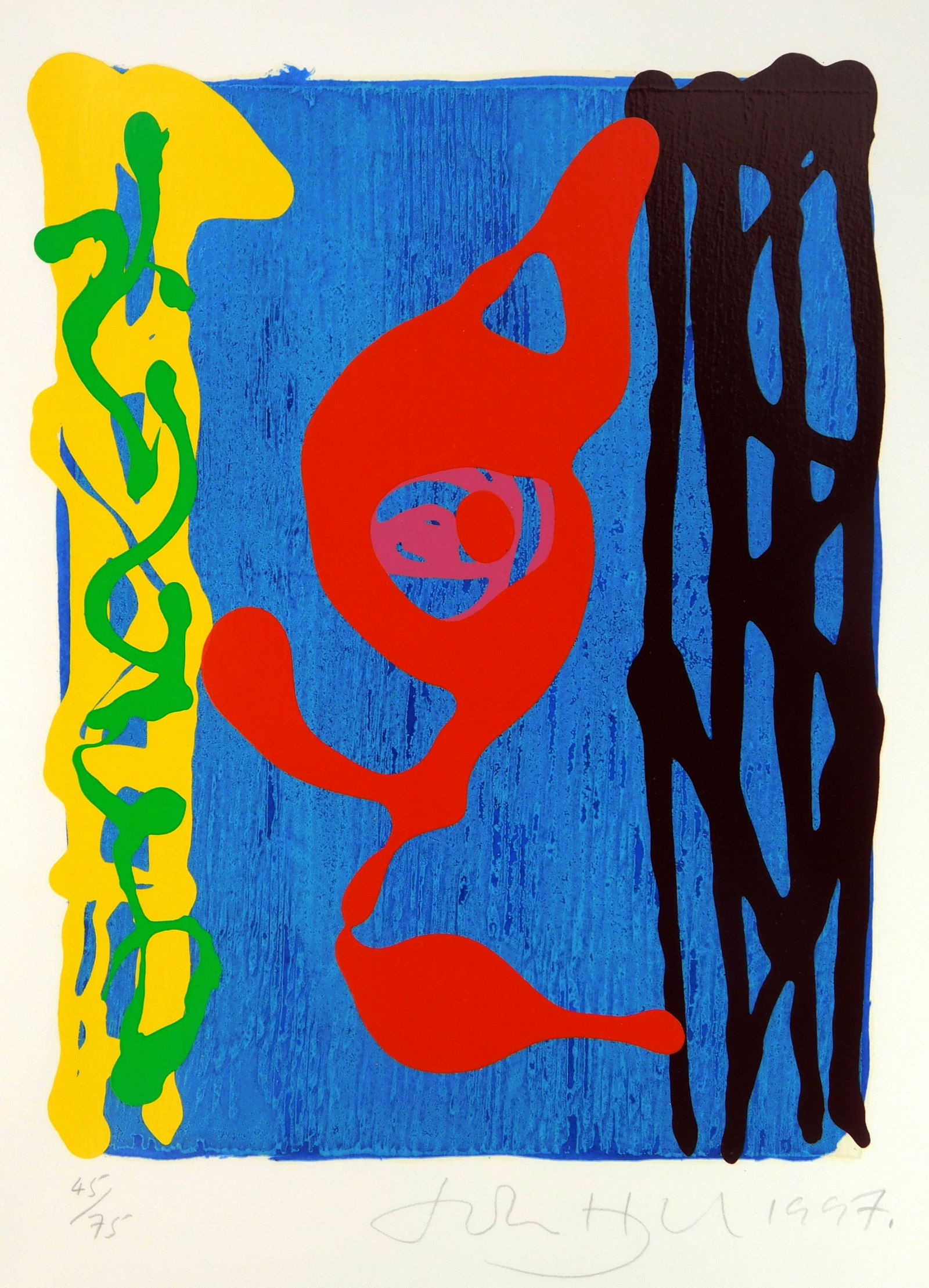 John Hoyland (British, 1934-2011) silkscreen (1 of 5)