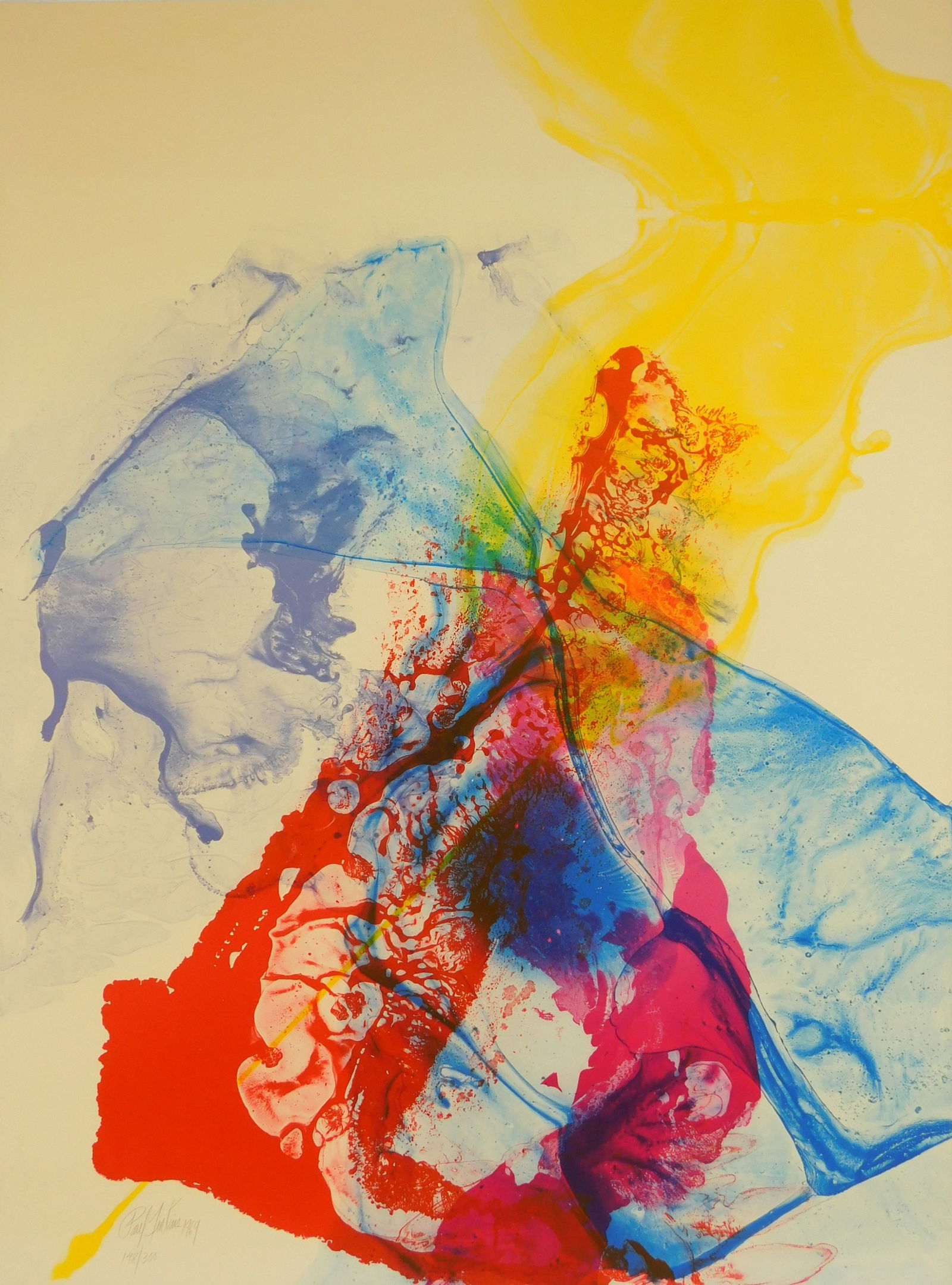 Paul Jenkins (American, 1923-2012) lithograph (1 of 4)