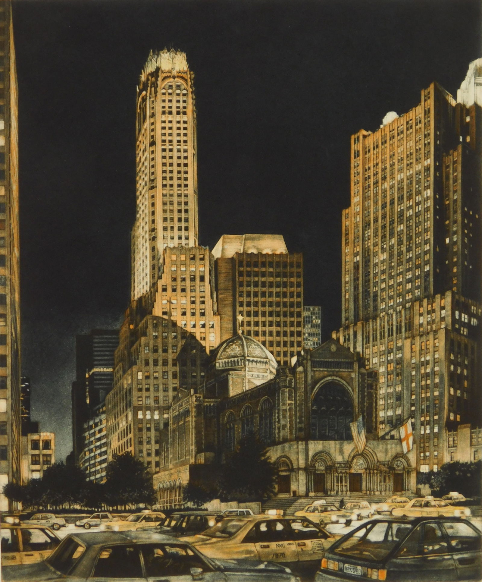 Frederick Mershimer (American, 1958- ) mezzotint (1 of 4)