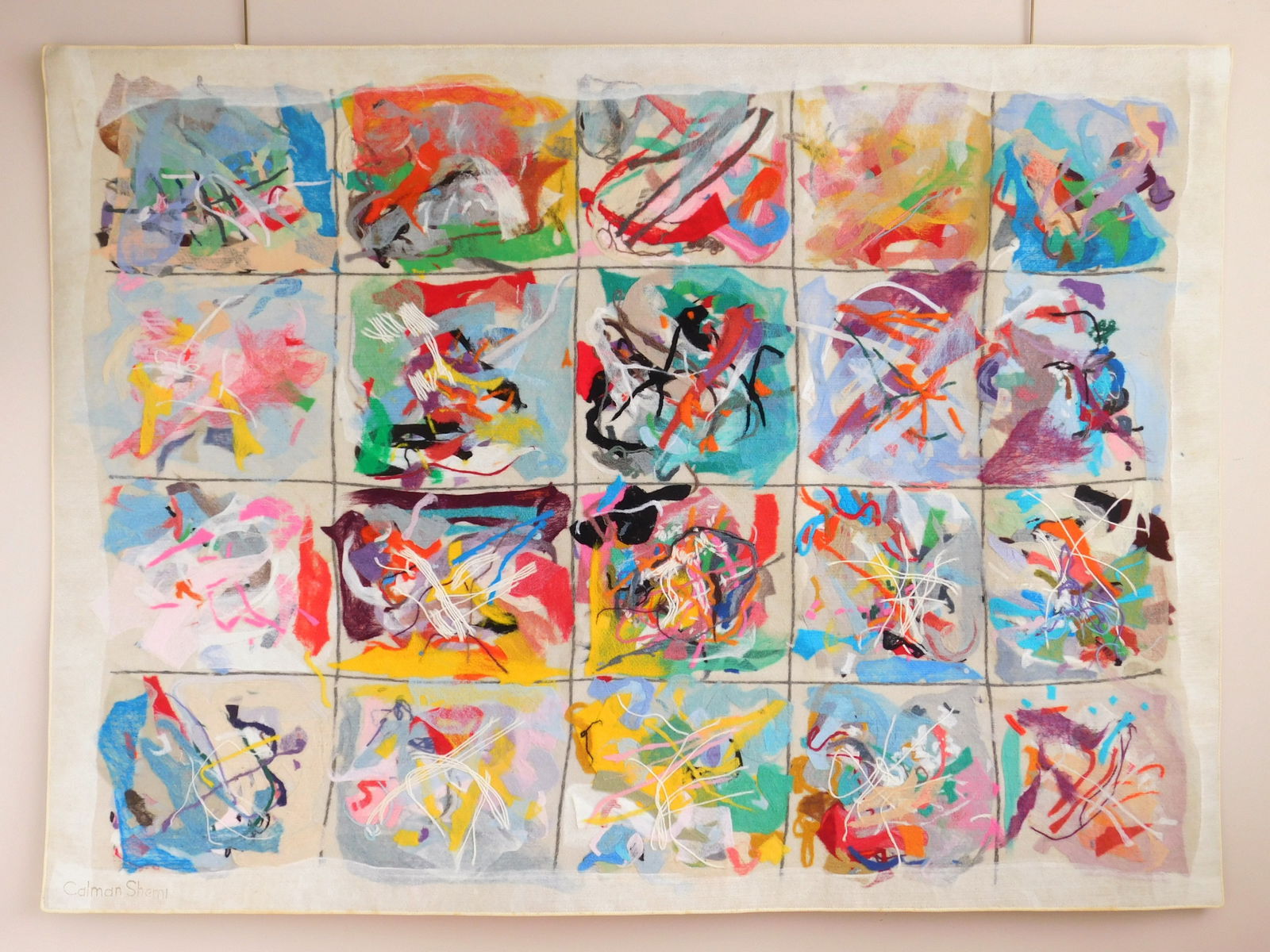 Calman Shemi (Argentinian, 1939- ) tapestry (1 of 6)