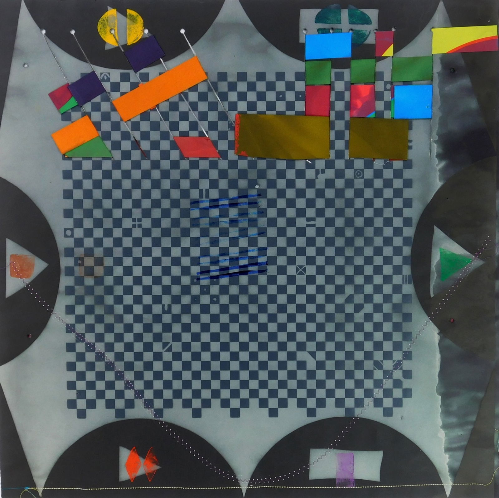 Alan Shields (American 1944-2005) relief print (1 of 5)