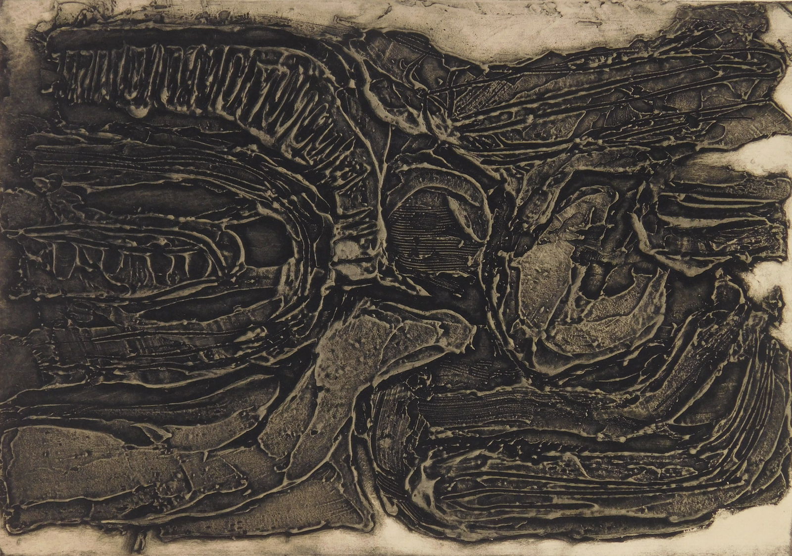 Mark Tobey (American, 1890-1976) monotype (1 of 4)