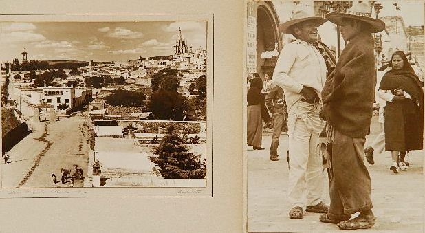 Michael Dadante 2 photographs: Michael Dadante- ''San Miguel Allende, Mex''; Mexican Men- 2 photographs, 'San Miguel..' signed and titled in pencil on mount, both mounted. 9 1/2 x 11 3/4''; 13 1/4 x 10''