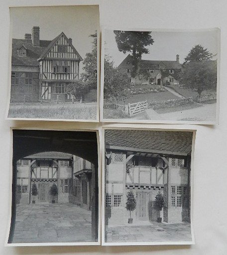 Edd A. Ruggles 8 photographs: Edd A. Ruggles- Scenes of Painswick; House at Slaughter, Gloucester; Cirencester; Scenes of Wick and Temple Guiting- 8 black and white photographs, minor age toning, various sizes.