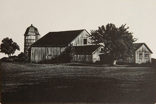 Asa Cheffetz wood engraving: Asa Cheffetz- ''May Sunlight'' (Springfield 61)(AAA/Czestochowski 1942.010)- wood engraving, 1942, signed and titled in pencil, AAA edition of 250. 6 x 10''