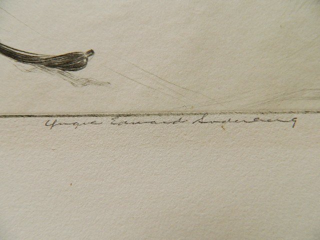 Yngve E. Soderberg etching - 3