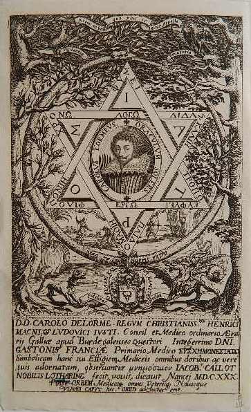 Jacques Callot (?) engraving: Jacques Callot (?) - D. D. Carlo Delorme- engraving. 5 3/4 x 4 3/8''