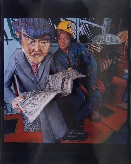Abe Frajndlich color photograph: Abe Frajndlich- Portrait of Red Grooms- color photograph, 1986, signed, dated, titled and annotated 'Los Angeles' verso. 20 x 16''