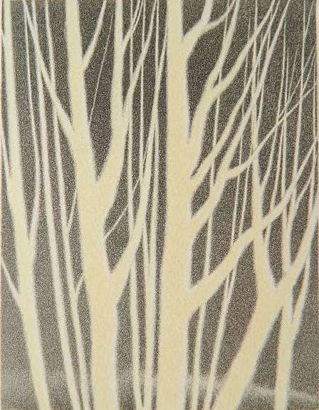 Robert Kipniss lithograph: Robert Kipniss- ''Ghosts''- lithograph in colors, signed and numbered 37/150 in pencil. 6 1/2 x 5''