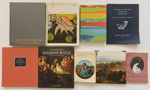 9 Books- Museum, Gallery & private art collections