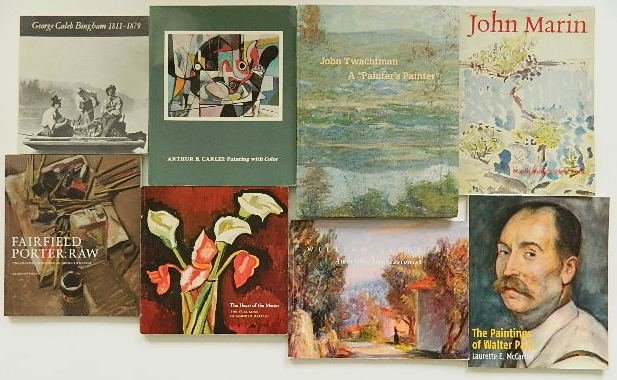 8 books on American Artists