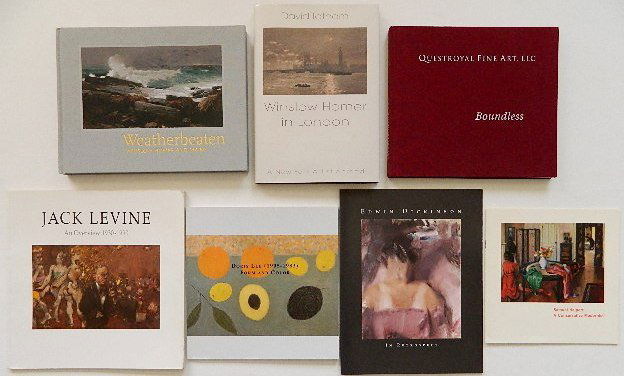 7 Books on American Art including W. Homer: 7 Books on American Art- 1.Tepfer, Diane. Samuel Halpert: A Conservative Modernist. Washington DC: Board of Governors of the Federal Reserve System, 1991. 2.Driscoll, John. Edwin Dickinson in Retrospe