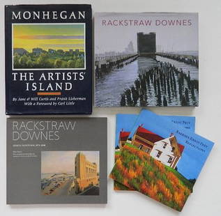 5 Books on American Art: 5 Books on American Art- 1.Curtis, Jane and Will; Lieberman, Frank. Monhegan: The Artists' Island. Camden, ME: Down East Books, 1995. 2.Schwartz, Sanford. Rackstraw Downes Princeton: Princeton Univers