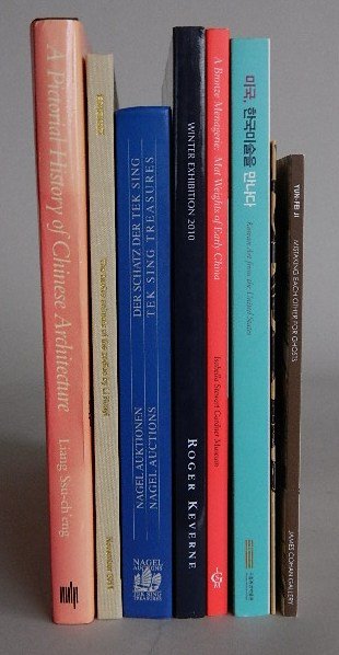 8 Books on Asian Art: 8 Books on Asian Art- 1.Moore, Janet Gaylord. An Introduction to the Art of China. Cleveland: The Cleveland Museum of Art. 2.Ji, Yun-Fei. Mistaking Each Other for Ghosts. New York: James Cohan Gallery