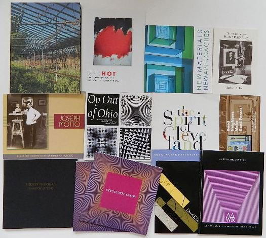 12+ Pamphlets on Cleveland Art: 12+ Pamphlets on Cleveland art- 1.Borys, Stephen D. Trace Elements: New Work at Oberlin. Oberlin, OH: Allen Memorial Art Museum, 2005. 2.Karberg, Richard. Joseph Motto: A Jazz Age Journey from Clevela