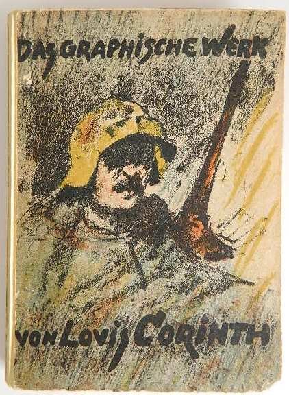 Schwarz- Das Graphische Werk von Louis Corinth: Schwarz, Karl, ''Das Graphische Werk von Louis Corinth'', Fritz Gurlitt Verlag, Berlin, 1922, text in German, 300pp, large 8vo, hard bound in printed paper laid on cloth cover, extensive notes in penc