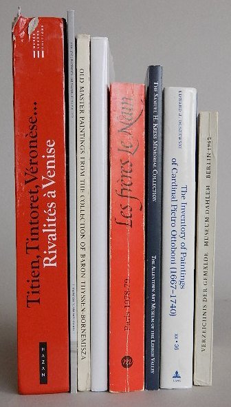 8 Books on European Art: 8 Books on European Art- 1.H., C. M. Verzeichnis der Ausgestellten Gemalde des 13. bis 18. Jahrhunderts im Museum Dahlem. Berlin: Museum Dahlem, 1962. 2.Olszewski, Edward J. The Inventory of Paintings