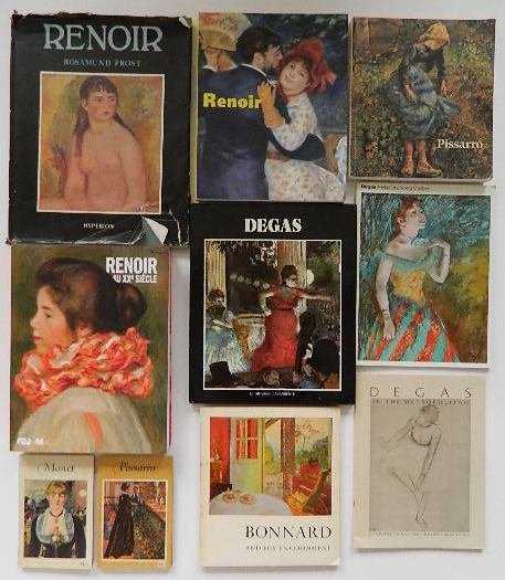 10 Books on Impressionist Art: 10 Books on Impressionist Art- 1.Faison Jr., S. Lane. Edouard Manet. (1832-1883). New York, NY: Harry N. Abrams, Inc.1954. 2.Rewald John. Camille Pissarro (1830-1903). New York, NY: Harry N. Abrams, I