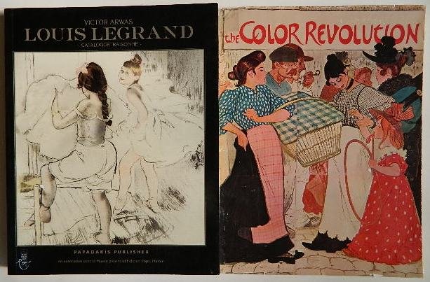 2 Art exhibition catalogs: 2 Art exhibition catalogs- 1.) Arwas, Victor, ''Louis Legrand, Catalogue Raisonne'', Papadakis Publisher, London, 2006, exhibition catalogue, soft bound; 2.) Gate, P. D., and S. H. Hitchings, ''The Co