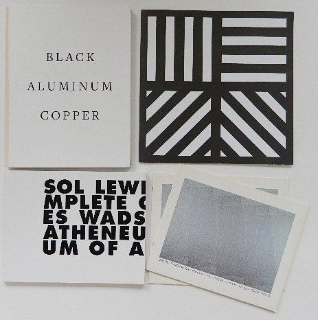 5 Books- Lewit, Stella and Tworkov: 5 Books- Lewit, Stella and Tworkov- 1.Baume, Nicholas. Sol Lewitt: Incomplete Open Cubes. Cambridge, MA: The MIT Press, 2001. 2.Pinvus-Witten, Robert. Frank Stella: Black, Aluminum, Copper Paintings.