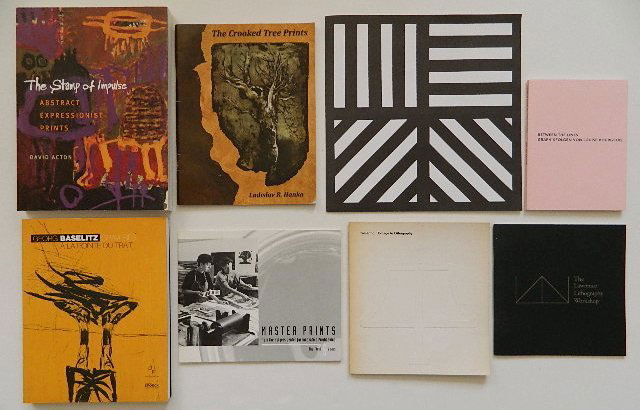 8 Books on Prints: 8 Books on Prints- 1.Weitman, Wendy. Sol Lewitt: Prints 1970-1995. New York: The Museum of Modern Art, 1996. 2.Barcal, Alexandra. Between the Lines Graphikfolgen von Louise Bourgeois. Basel, Switzerla