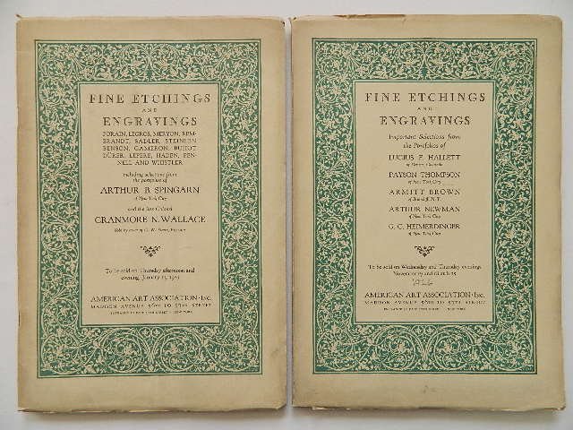 11 Books on Prints: 11 Books on Prints- 1.Pennell, Joseph. Illustrated Catalogue of a Collection of Original Lithographs. New York, NY: M. Knoedler & Co., 1927. 2.Pennell, Joseph. Joseph Pennell's Pictures of the Panama 