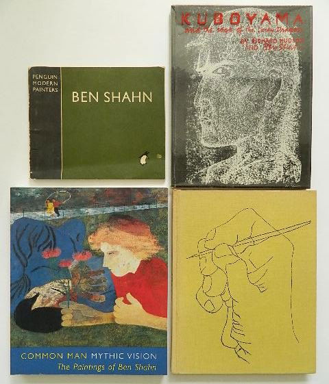 4 Books on Ben Shahn: 4 books on Ben Shahn- 1. Soby, James Thrall. Ben Shahn His Graphic Art. New York, NY: George Braziller, Inc., 1957. 2. Soby, James Thrall. Ben Shahn. Middlesex: Penguin Books, 1947. 3.Cheviot, Susan.