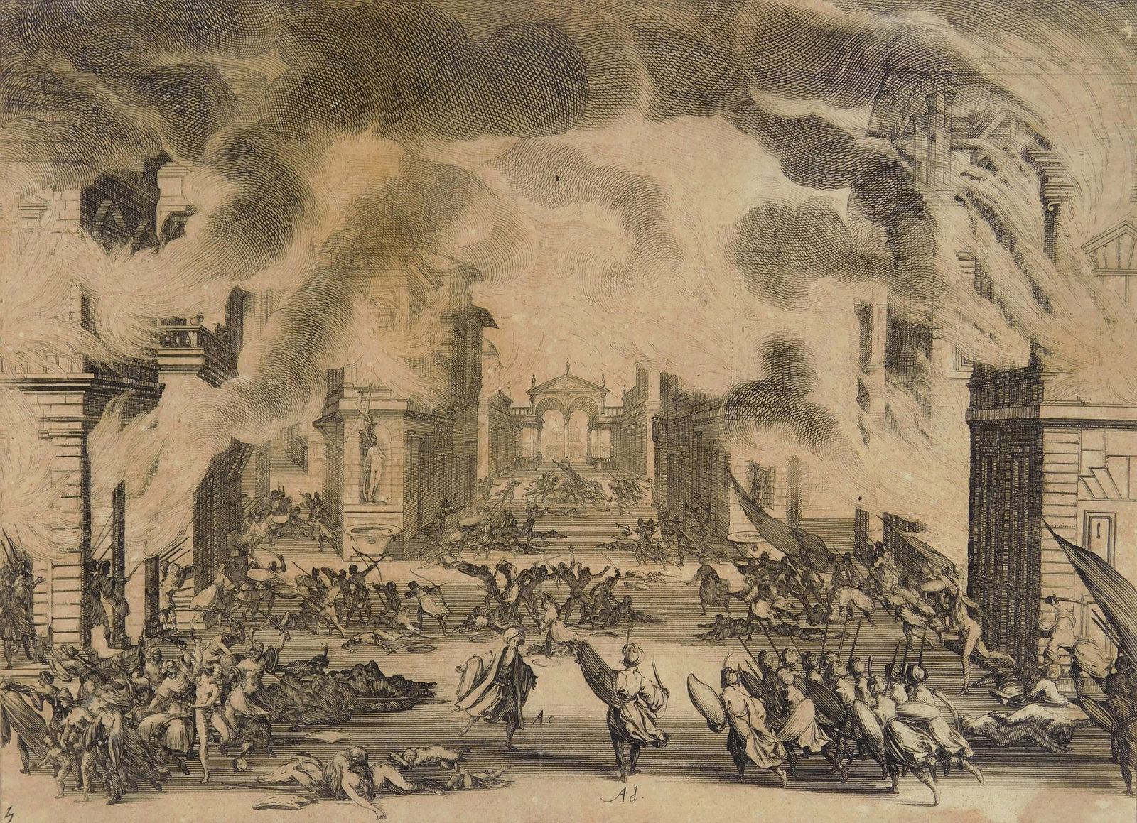 19th c. European School etching (1 of 10)