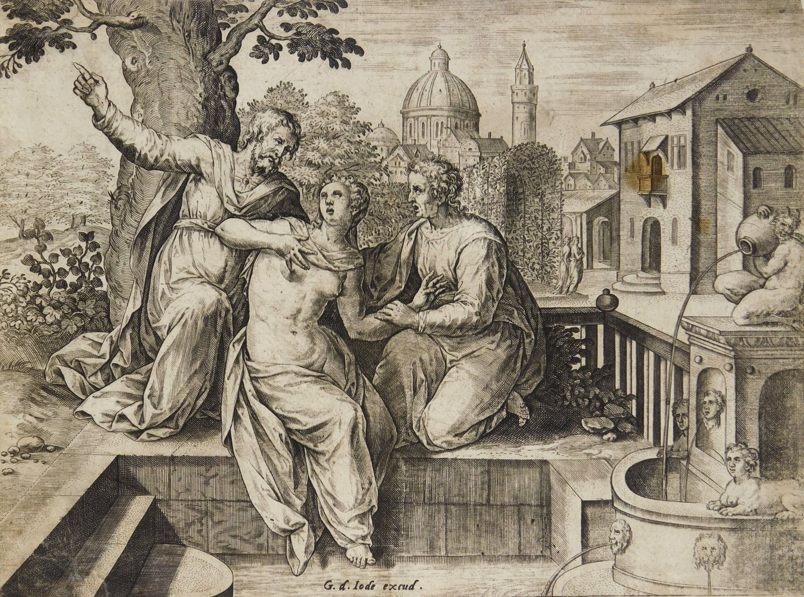 Jan Collaert (Flemish, ca. 1561-1620) engraving (1 of 7)