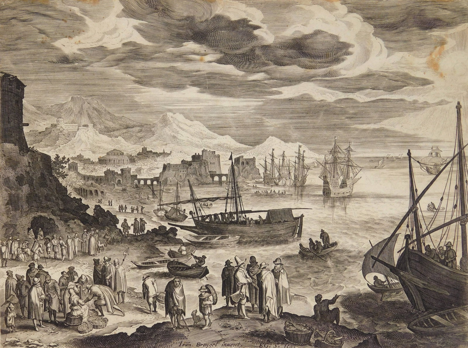Aegidius Sadeler II (Belgium, 1570-1629) engraving (1 of 6)