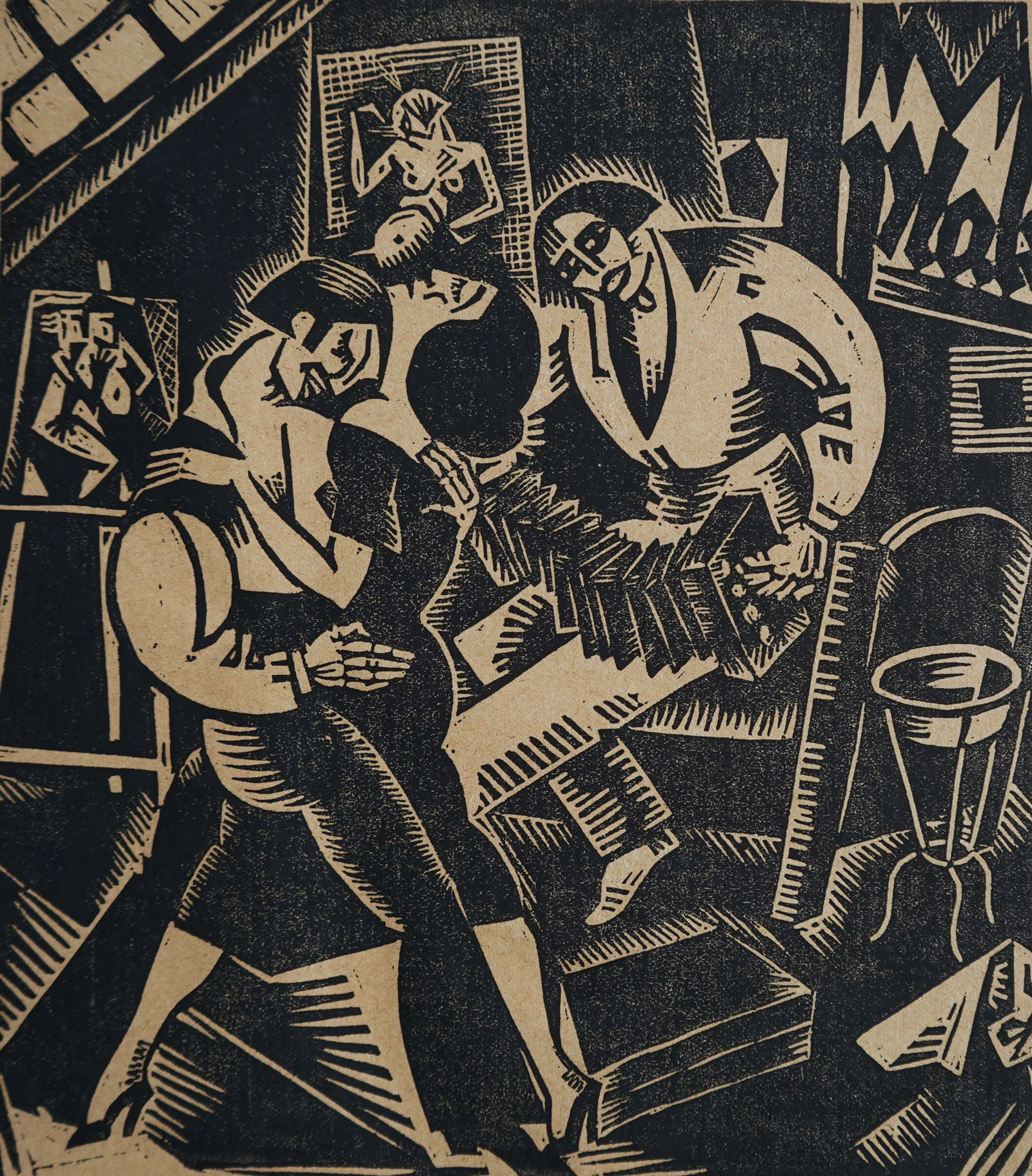 20th c. German School woodblock (1 of 5)