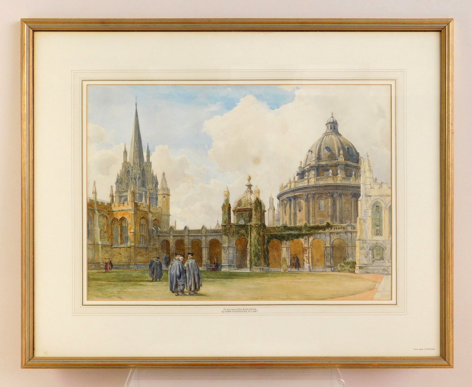 John Fulleylove (American, 1847-1908) watercolor (1 of 5)