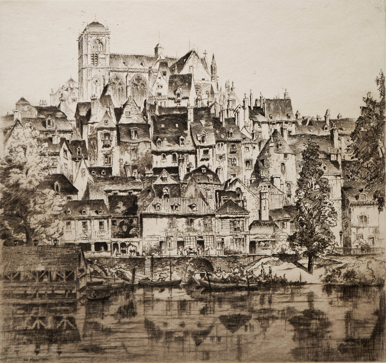 John Taylor Arms (American, 1887-1953) etching (1 of 4)