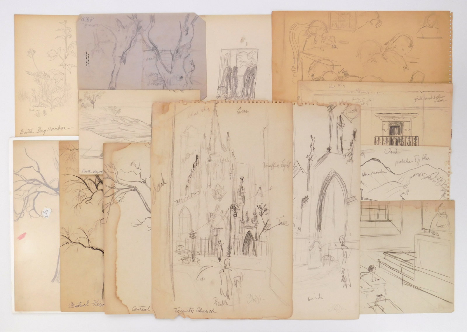 13 Gladys Rockmore Davis (American, 1901-1967) graphites (1 of 6)