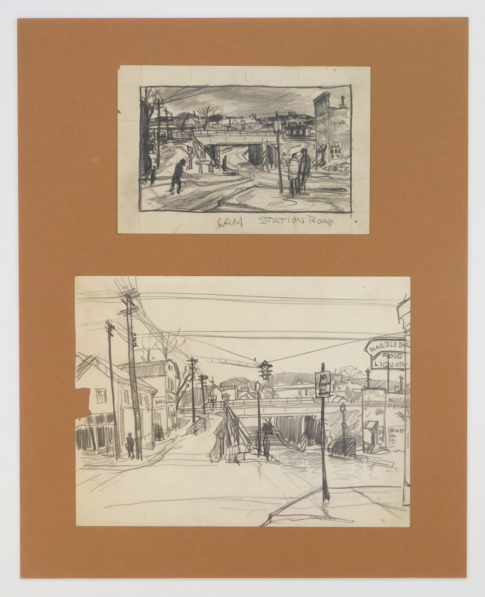 2 Carl Gaertner (American, 1898-1952) pencil sketches (1 of 7)