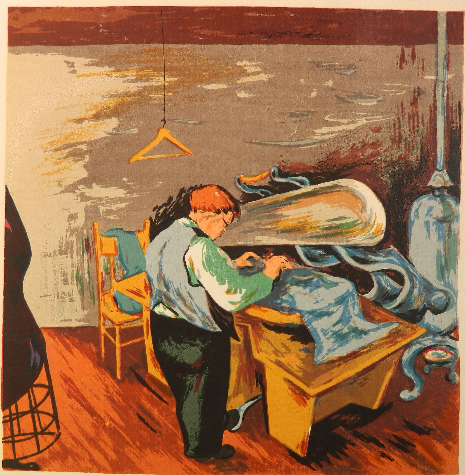 Mervin Jules (American, 1912-1994) silkscreen (1 of 4)