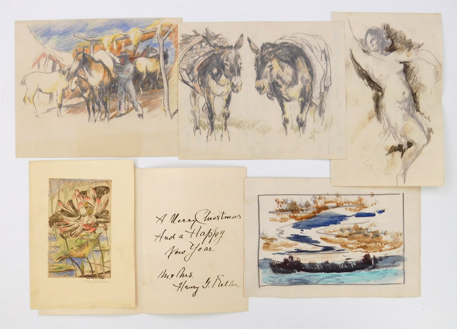 Henry G. Keller (American, 1869-1949) ephemera (1 of 8)