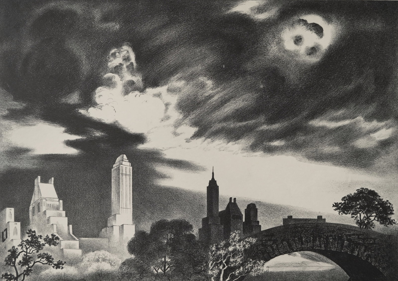 Louis Lozowick (American, 1892-1973) lithograph (1 of 4)