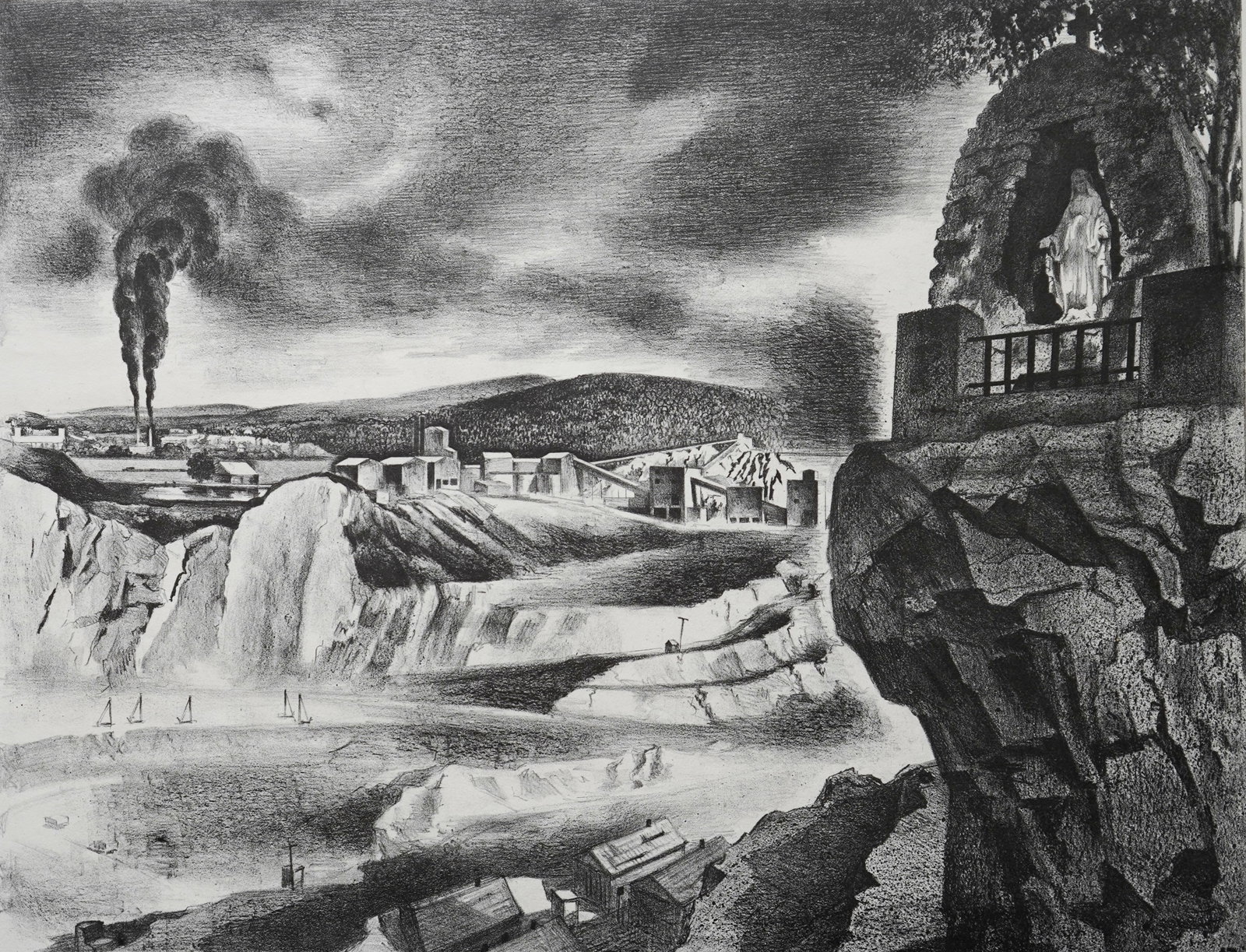 Louis Lozowick (American, 1892-1973) lithograph (1 of 4)