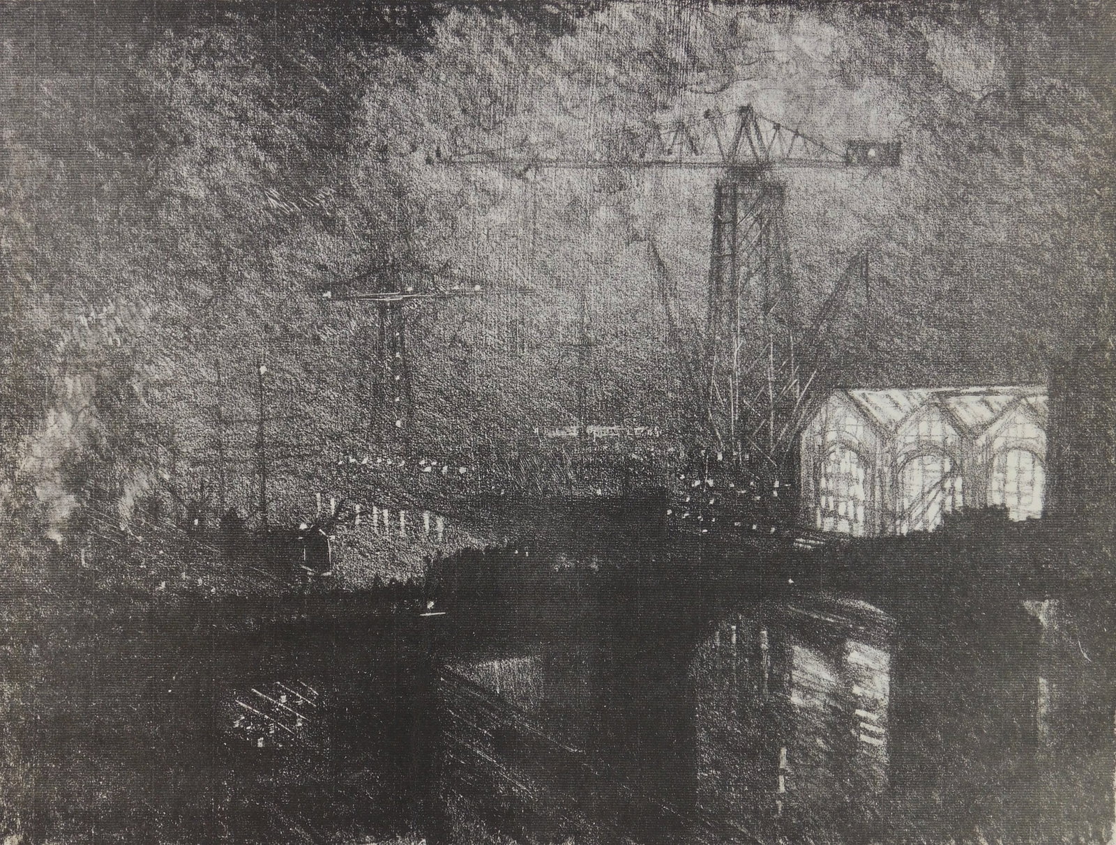 Joseph Pennell (American, 1857-1926) lithograph (1 of 11)