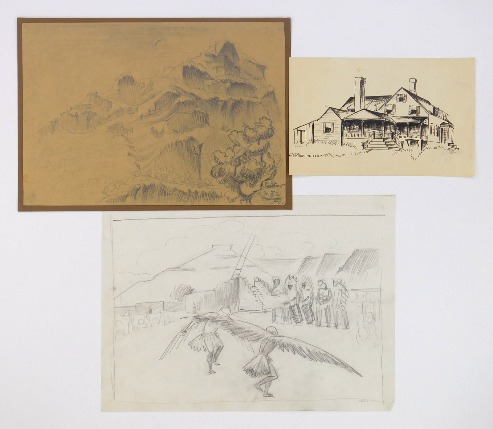 3 Arnold Ronnebeck (German/ American, 1885-1947) works on paper (1 of 9)