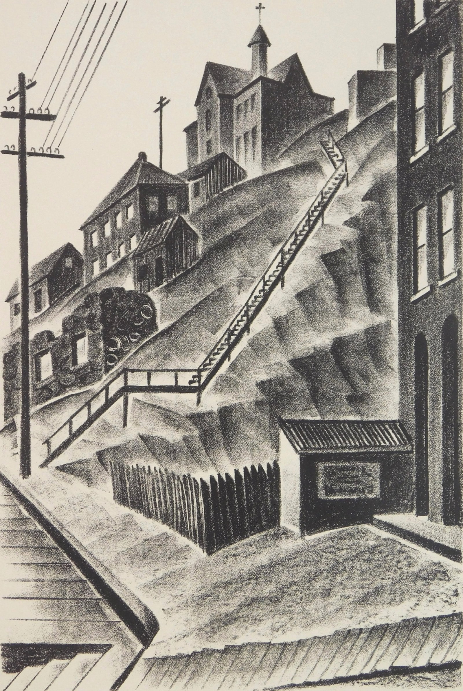 Arnold Ronnebeck (German/ American, 1885-1947) lithograph (1 of 5)