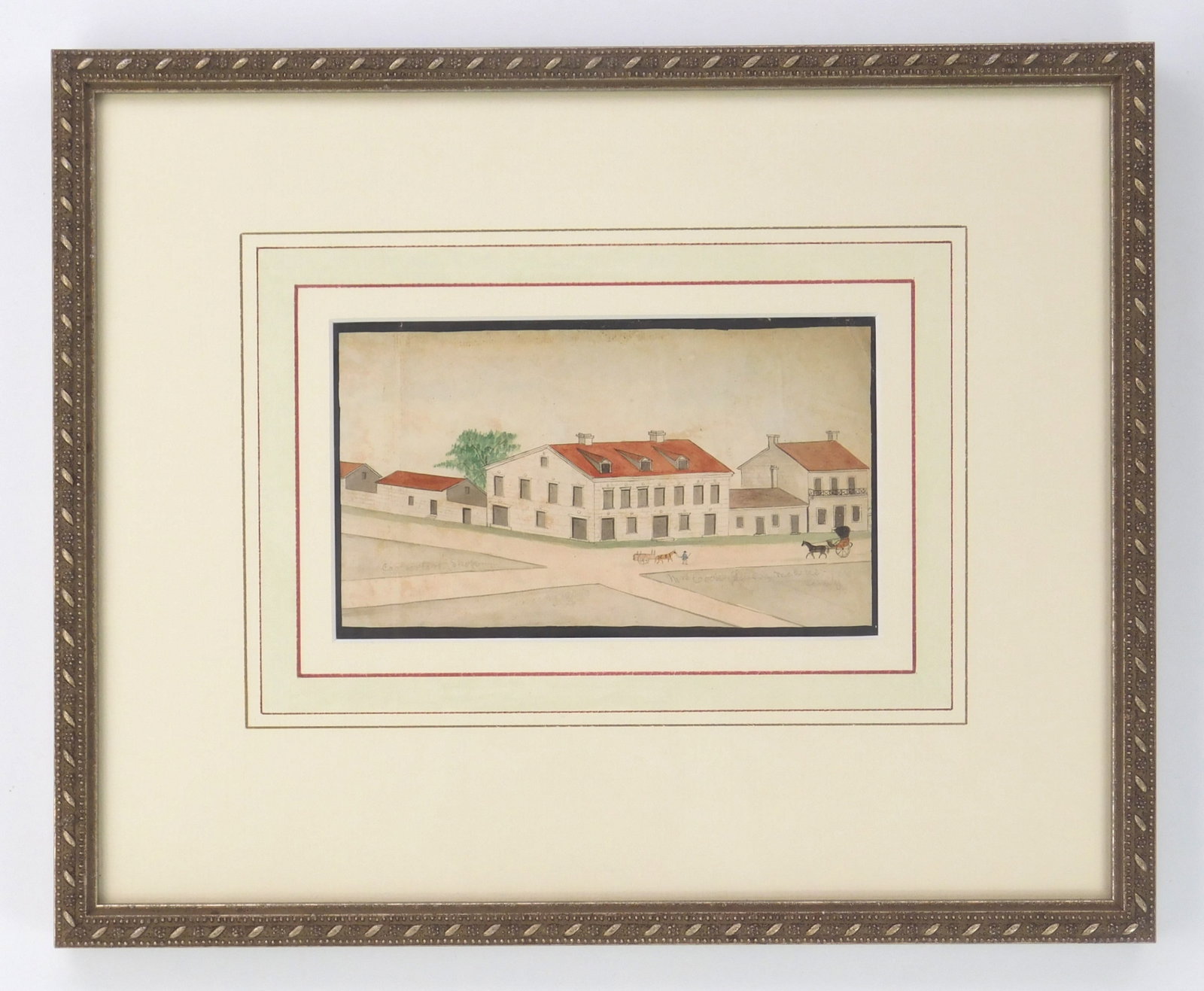 George Washington Sully (American, 1816-1890_ watercolor and pencil (1 of 5)