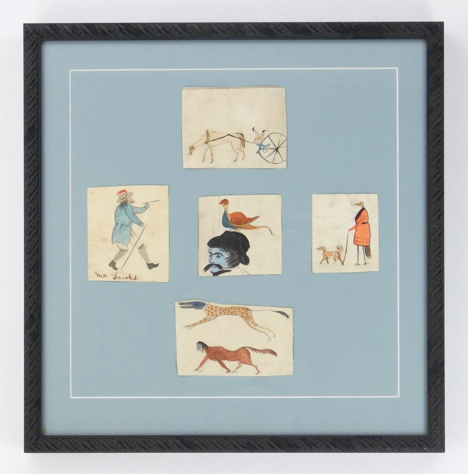 George Washington Sully (American, 1816-1890) watercolors (1 of 4)