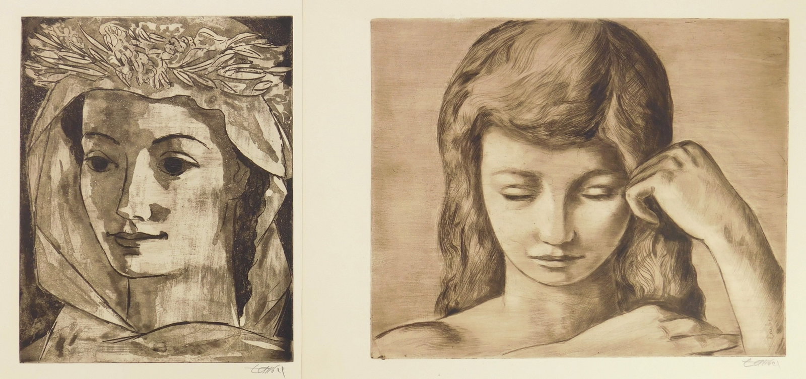 2 Frederic Taubes (Ukranian, 1900-1981) etchings (1 of 7)
